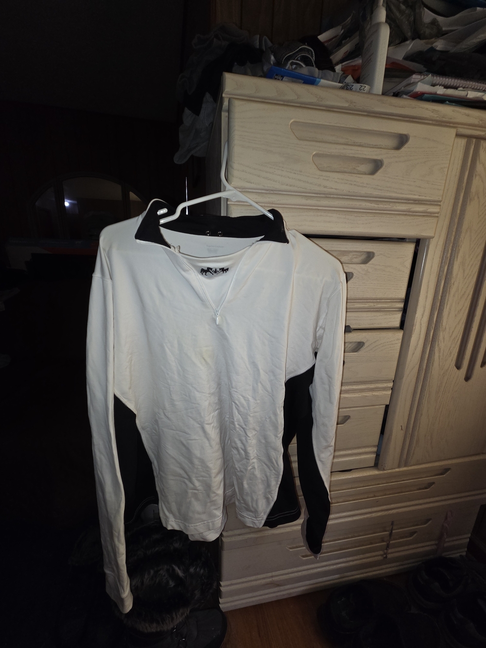 Equine Couture 3z Women's Long Sleeve Quarter-Zip Show Shirt